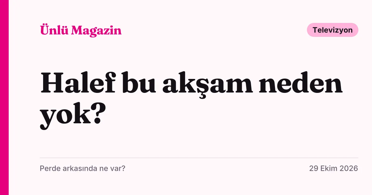 Halef: Köklerin Çağrısı dizisinin yayın akışından kalkışını ve yeni bölüm tarihini duyuran tipografik kart